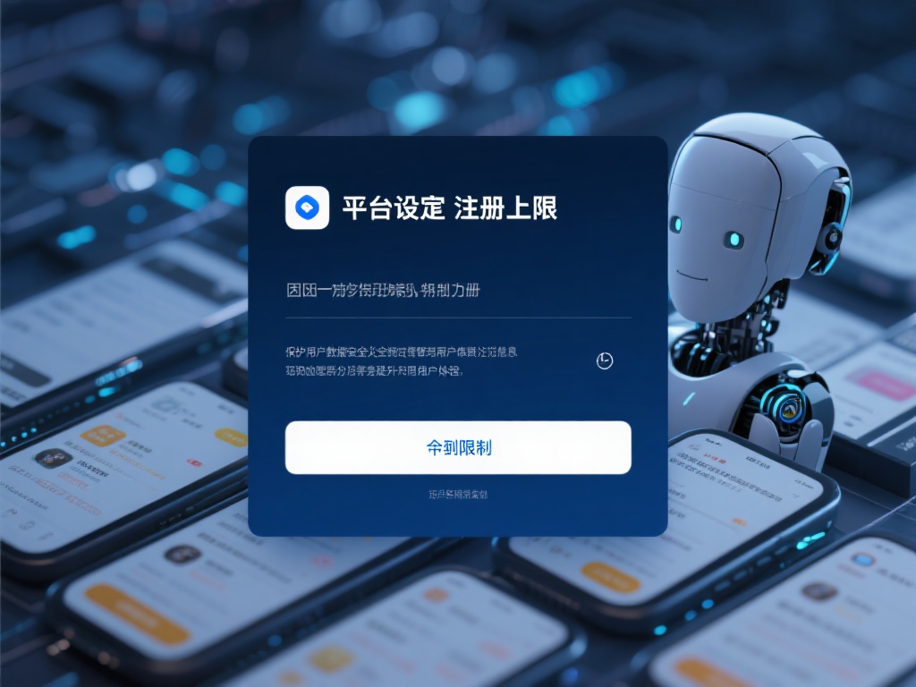 平台设置注册上限的原因是多方面的。一方面，防止机器